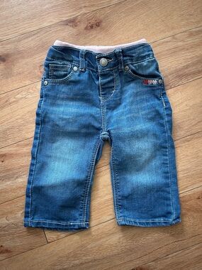 Levi's Baby Kids Dark Blue Denim Pull-On Jeans